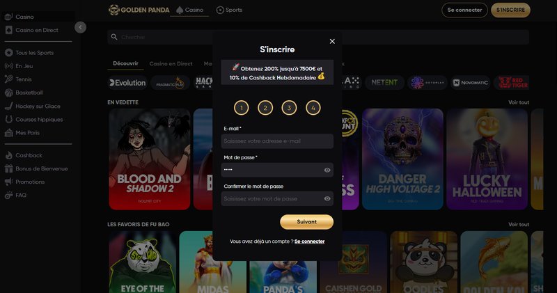 France - casino en ligne golden panda